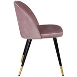 Venture Home Velvet blagovaonska stolica, puder roza, set od 2 Slike
