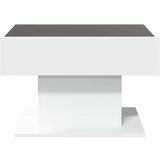  Stolić za kavu s LED bijeli 70x50x45 cm od konstruiranog drva | shoptok.hr
