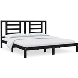  Za krevet od masivne borovine crni 200 x 200 cm | shoptok.hr