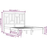  Posteljni okvir iz trdne borovine 160x200 cm, (20903554) | Shoptok.si
