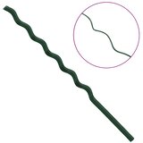  Podrška za biljke 20 pcs Zelena 150 x 0,6 x 0,6 cm Čelik | shoptok.hr