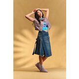 Ugg Škornji W CLASSIC ULTRA MINI Vijolična | Shoptok.si