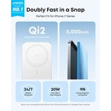 Anker Prenosna baterija (powerbank) Nano MagGo Slim, 5.000 mAh, črna | Shoptok.si