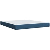 LED okvir za krevet s madracem Plava 140 x 200 cm Tkanina | shoptok.hr