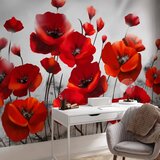  Foto tapeta - Poppies in the Moonlight 392x280 | shoptok.hr