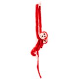Plišana igračka majmun s bebom 90 cm - crvena | Shoptok.si