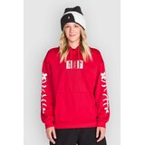 Volcom Essential Hydro Pulover s kapuco bright cherry Cene