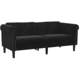  The Living Store Kavč dvosed črn žamet - Kavč, (21446359) | Shoptok.si