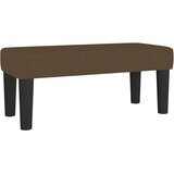 Krevet s oprugama i madracem tamnosmeđi 120 x 200 cm od tkanine | shoptok.hr