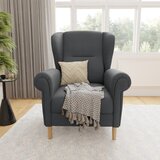 Ropez Temno siv fotelj z naslonom Swan – | Shoptok.si