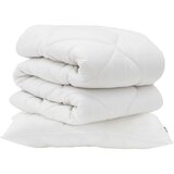  Poplun s jastukom 2 kom. Bijela Mikrovlakna | shoptok.hr