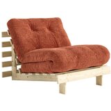 Karup Futon fotelja na rasklapanje od samta boja terakote Roots – Cijene