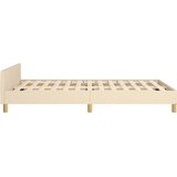  Okvir kreveta bez madraca krem 120x190 cm od tkanine | shoptok.hr