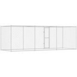  Kavez za pse Srebrno 600 x 200 x 200 cm Cinkani čelik | Eponuda.ba