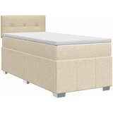  Boxspring krevet s madracem Krem 100 x 200 cm Tkanina | shoptok.hr