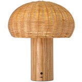 Villa Collection LED namizna svetilka v naravni barvi s senčnikom iz ratana (višina 32 cm) – | Shoptok.si