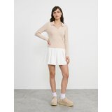 Sinsay Rebrasta bluza s dugim rukavima i ovratnikom | shoptok.hr