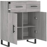  Komoda boja hrasta sonome 69,5 x 34 x 90 cm konstruirano drvo | shoptok.hr