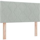 vidaXL Box Spring postelja z vzmetnico svetlo siva 90x200 cm žamet | Shoptok.si