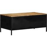  Kava Stol Smeđa 90 x 50 x 40 cm Čvrsto drvo manga i metal | shoptok.hr