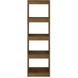 Ormarić za knjige / pregrada boja meda 40x30x135,5 cm borovina | shoptok.hr