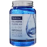 Farmstay Collagen & Hyaluronic Acid All-In-One Ampoule vitalizacijski serum za obraz 250 ml