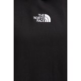 The North Face Dukserica Essential Crop Hoodie za žene, boja: crna, s kapuljačom, s aplikacijom, NF0A89EXJK31 | shoptok.hr