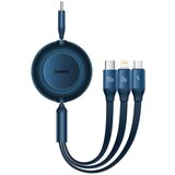 Baseus USB-C 3-v-1 kabel Bright Mirror 4 za mikro USB / USB-C / Lightning 100W / 3.5A 1.1m (moder), (20627378) Cene