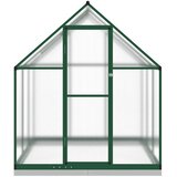  Staklenik s okvirom zeleni 169 x 169 x 202 cm aluminijski | shoptok.hr