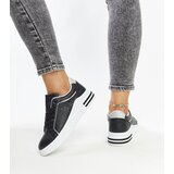 Gemre Black lace-up sneakers with glitter Zorka | Shoptok.si