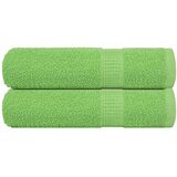 vidaXL Ručnici za ruke FROGN 2 kom. Zelene boje jabuke 50x100 cm 360 g/m² - Jabukova zelena 50 x 100 cm 2 | shoptok.hr