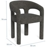 Time NASLANJAČ, umetna masa temno siva | Shoptok.si
