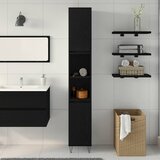  Kupaonski ormar Crni hrast 30 x 30 x 190 cm Konstruirano drvo | shoptok.hr