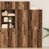 vidaXL Ormar za pohranu Starinsko drvo 70x42.5x225 cm Konstruirano drvo, Zidni ormar Starinsko drvo 70x42.5x40 cm Konstruirano drvo | shoptok.hr