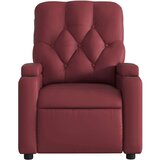 vidaXL Masažni naslanjač vinsko rdeče umetno usnje, (20921450) | Shoptok.si