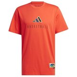 Adidas Majice s kratkimi rokavi Wwh Logo G T Oranžna Cene