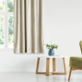 Restilo Bež zavjesa za djelomično zamračenje od samta 140x270 cm Eyelets – | shoptok.hr