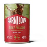 Carnilove Dog Adult konzerva, pate - raca in fazan - 400 g 400 g | Shoptok.si