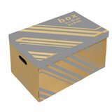  kutija arhivska-kontejner za arhivske kutije i registratore s poklopcem fornax 403404 sivo-braon Cene