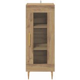 vidaXL Kreveta hrast artisan 34 x 34.5 x 90 cm Konstruirano drvo | shoptok.hr