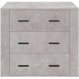  Komoda siva boja betona 80 x 33 x 70 cm od konstruiranog drva | shoptok.hr