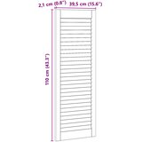 Ormarna vrata s vratima 4 pcs Prirodna 110 x 2,1 x 39,5 cm | shoptok.hr