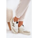 Boto Ladies Sports Shoes On Platform Leopard Beige Lorori | Shoptok.si