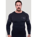 GymBeam OG1 Seamless Longsleeve Black/Grey XL | Eponuda.com