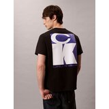 Calvin Klein Jeans Majica '20S' lila / črna / bela | Shoptok.si