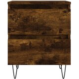  Noćni ormarići 2 kom boja hrasta 40x35x50 cm konstruirano drvo Smeđa | shoptok.hr