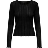 Only Majice z dolgimi rokavi CAMISETA PUNTO NEGRA MUJER 15291987 Črna | Shoptok.si