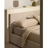 Kave Home Bež tapecirani bračni krevet s prostorom za odlaganje s podnicom 180x200 cm Nahiri – | shoptok.hr