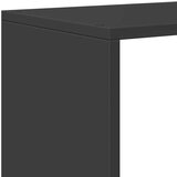 vidaXL Pregrada / regal za knjige 3 razine crni 123x29x123 cm drveni | shoptok.hr