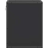  Zidni noćni ormarići 2 kom crni 40x31x39 5 cm | shoptok.hr
